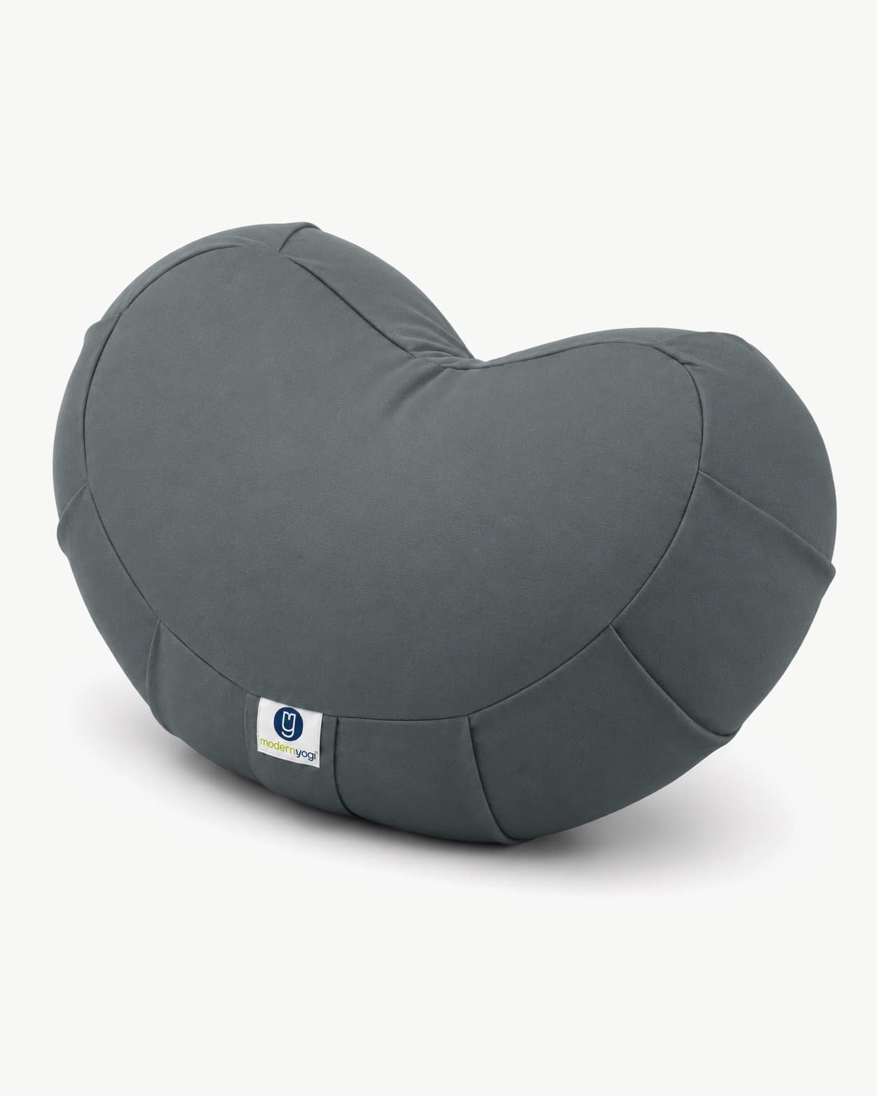 Crescent Zafu Cushion — indigo