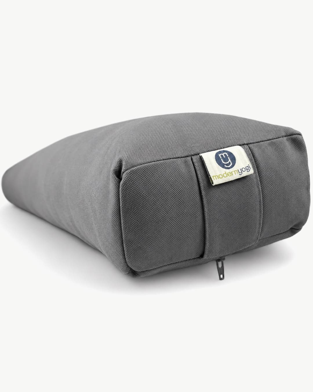 Stone Pranayama Bolster — end view