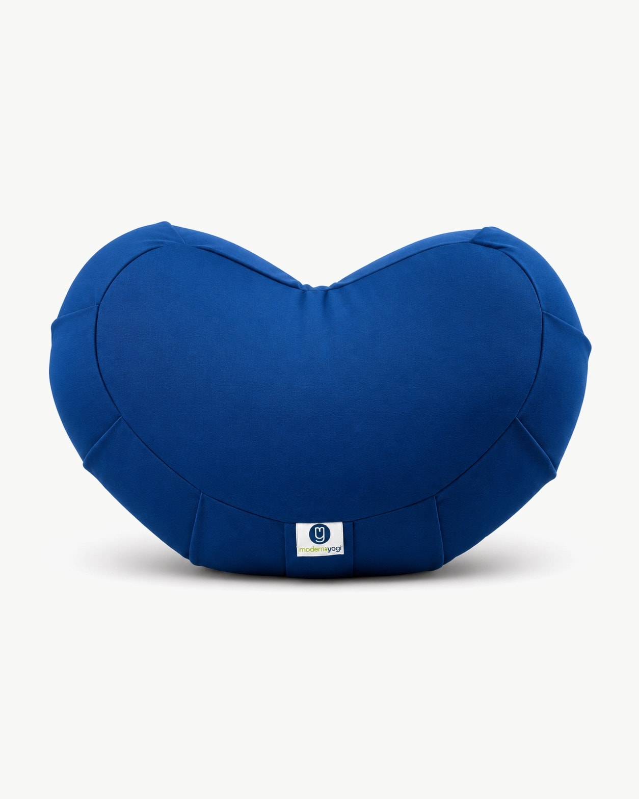 Indigo Crescent Zafu Cushion — front view